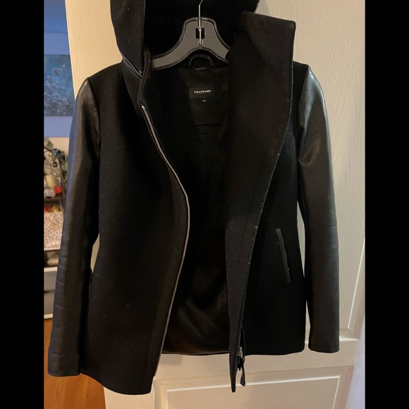 Mackage Wool/Leather Jacket - Picture 3 of 4
